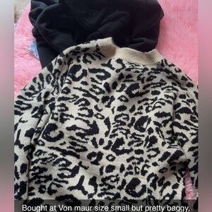 Von maur sweater, really soft and decently thick